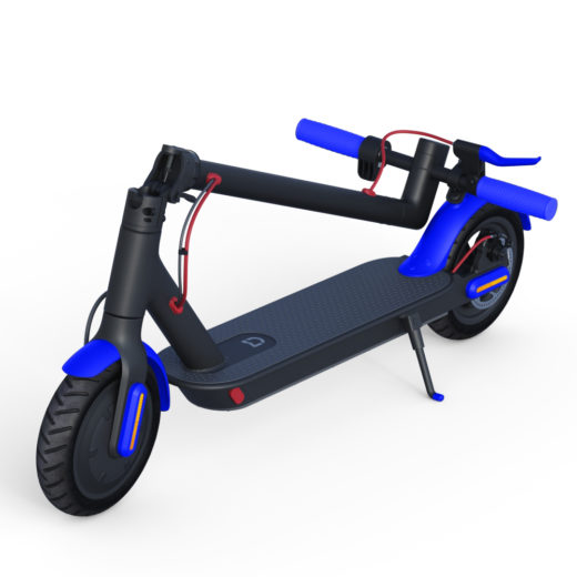 Xiaomi M365 & Pro Kit with blue front and back fender