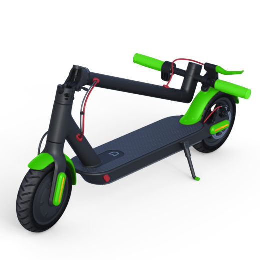 Xiaomi M365 & Pro Kit with green front and back fender