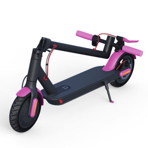 Xiaomi M365 & Pro Kit with pink front and back fender