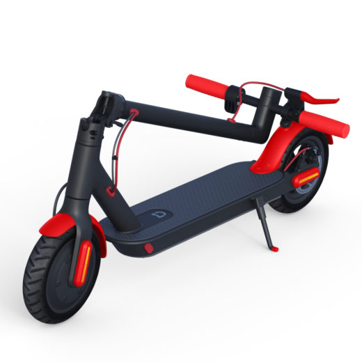 Xiaomi M365 & Pro Kit with red front and back fender